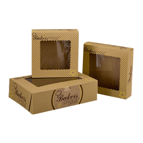 Bakery boxes wholesale manufactured with food grade technology, help in making the outlook radiant and inside secure for products. 