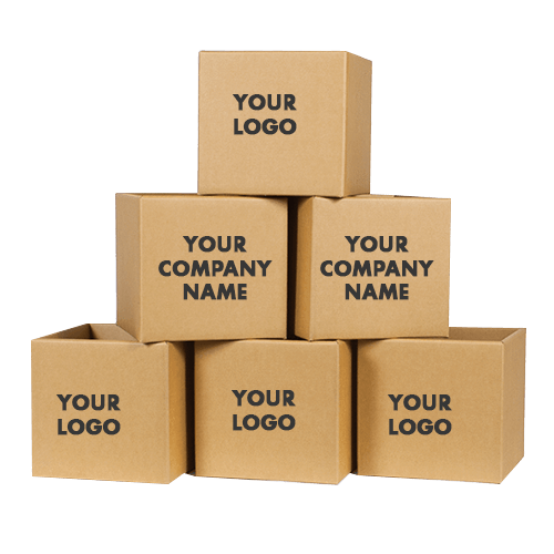 Shipping boxes can be printed with the address and labels of the sender and receiver for the convenience of shipment. 