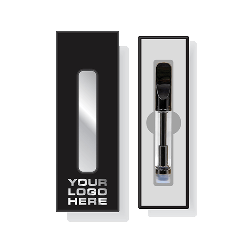 Vape cartridge boxes with the slider and plastic window is perfect for storing your e liquids in pod packaging.  